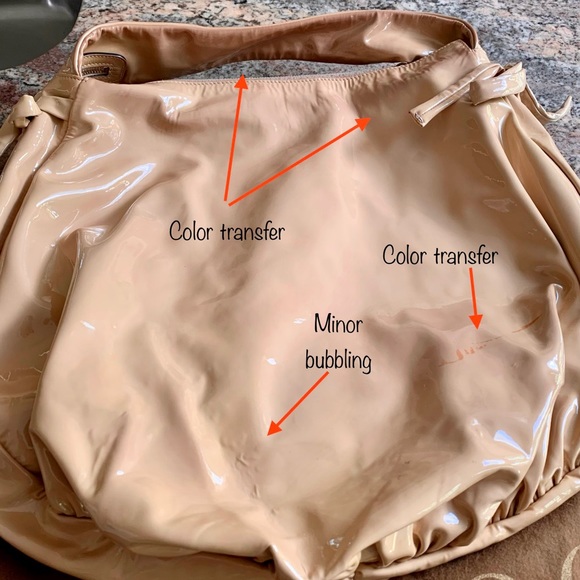 🔥Gucci Hysteria Zip Top Hobo Patent Leather - Picture 3 of 7